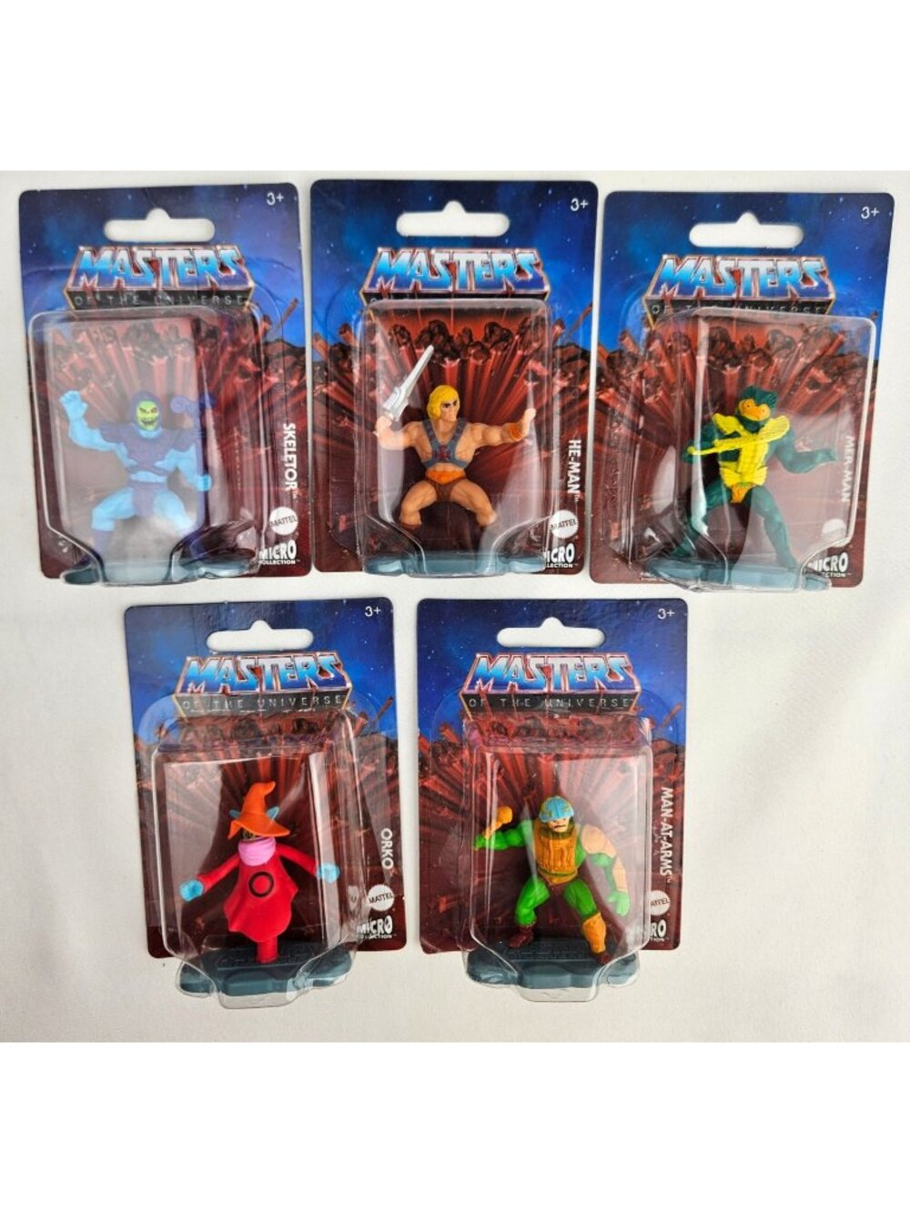 Masters of The Universe Micro-Collection Action Figures Lot Of 5 MOTU Mini